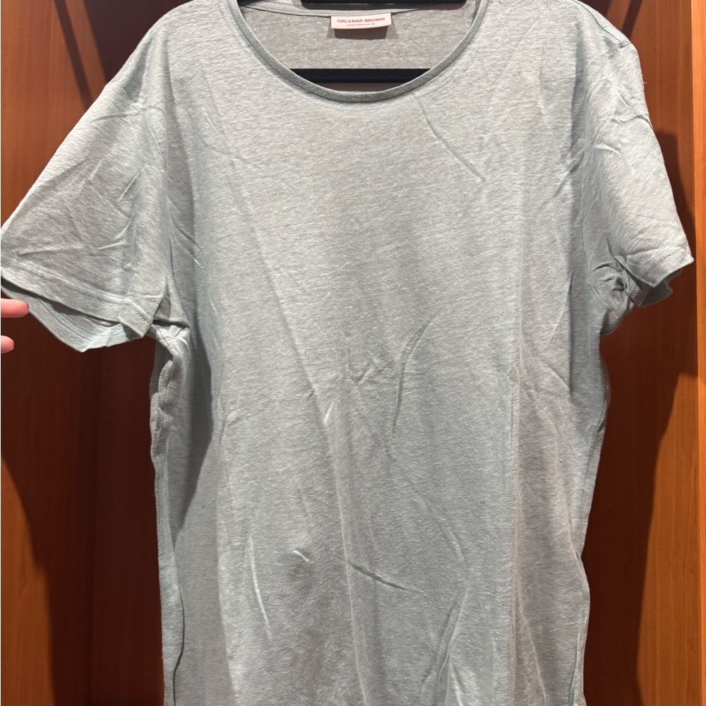 Orlebar Brown Light Teal Short Sleeve Tee